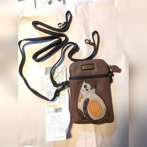 Chala Crossbody Leather Cat Design Purse